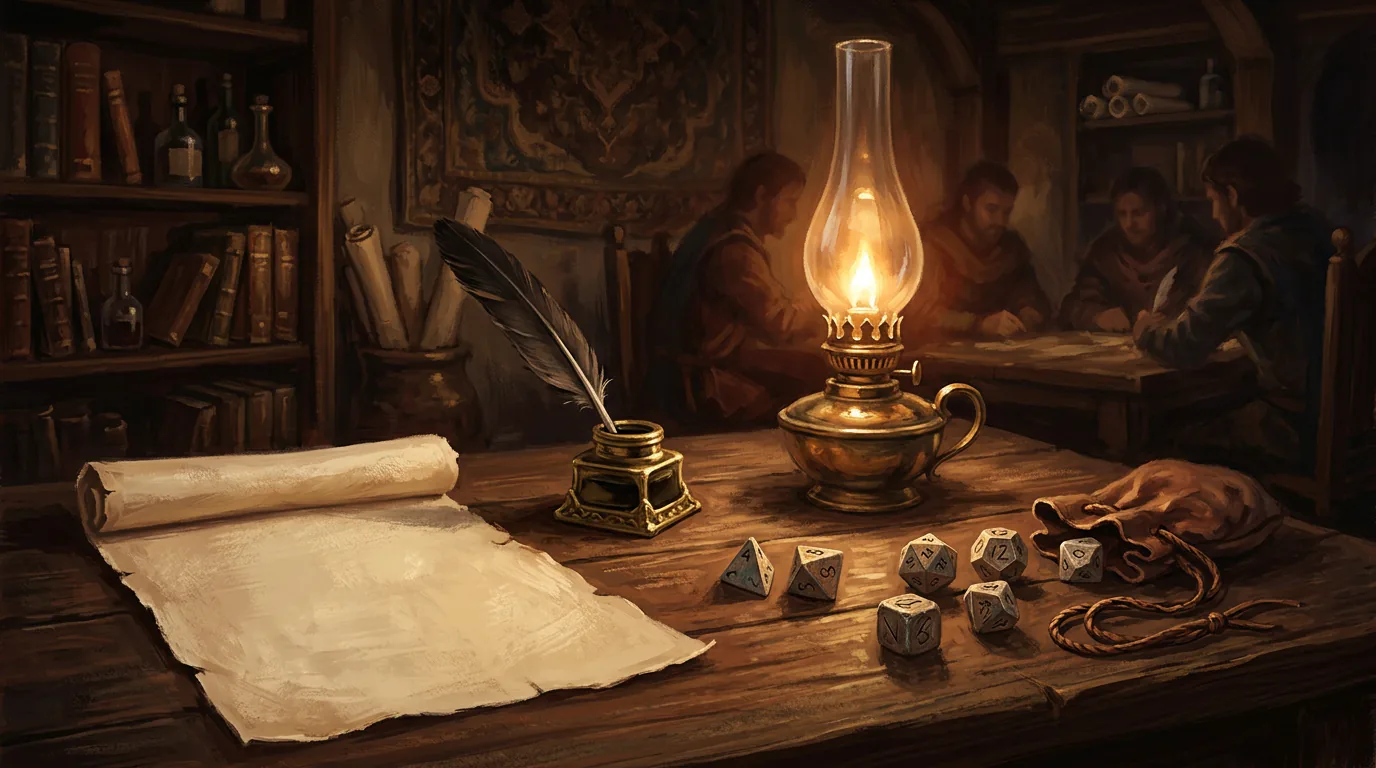 Long Rest campaign onboarding screens for players and storytellers.